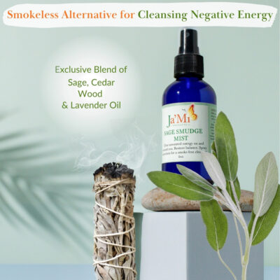 Sage Smudge Mist | Spray to Clear Unwanted Energy & Restore Balance | Smokeless Alternative | Aromatherapy | 100% Pure Essential Oils - Image 2