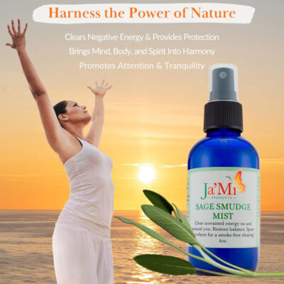 Sage Smudge Mist | Spray to Clear Unwanted Energy & Restore Balance | Smokeless Alternative | Aromatherapy | 100% Pure Essential Oils - Image 3