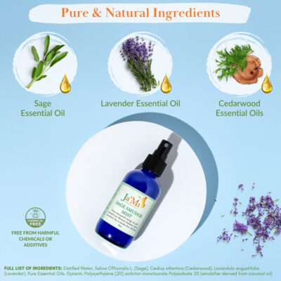 Sage Smudge Mist | Spray to Clear Unwanted Energy & Restore Balance | Smokeless Alternative | Aromatherapy | 100% Pure Essential Oils - Image 4